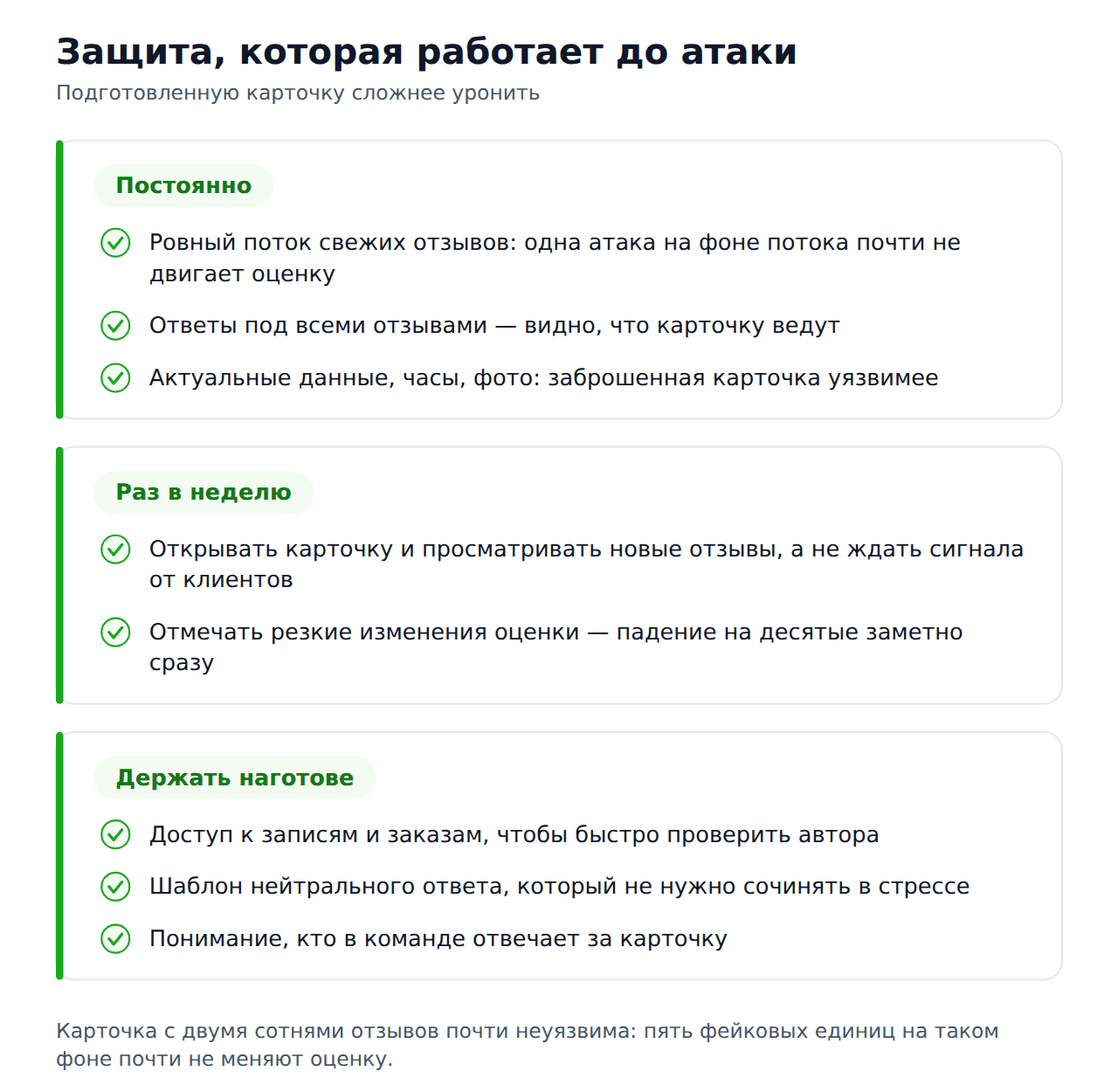 Как защитить карточку 2ГИС от атак конкурентов заранее