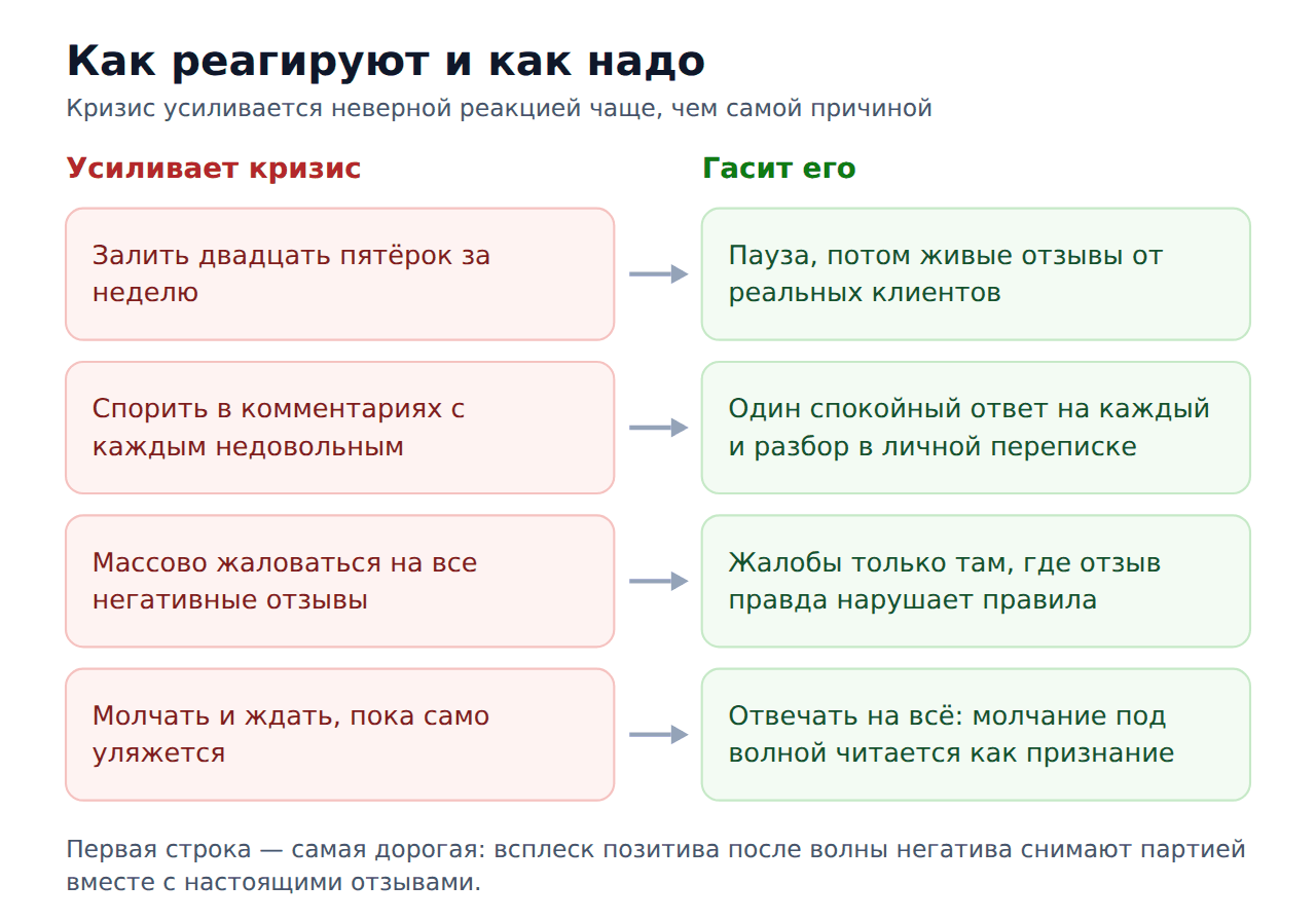 Как бизнесы реагируют на кризис репутации и как надо